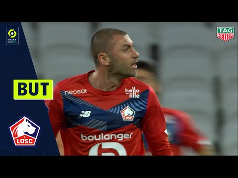 But Burak YILMAZ (45' +1 - LOSC LILLE) OLYMPIQUE LYONNAIS - LOSC LILLE (2-3) 20/21
