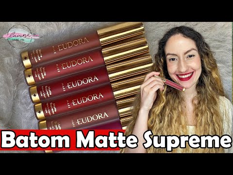 EUDORA SUPREME MATTE LIPSTICK | LAIANE LIRA