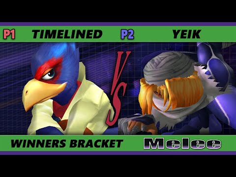 S@X 433 - Timelined (Falco) Vs. Yeik (Sheik, Fox) Smash Melee - SSBM
