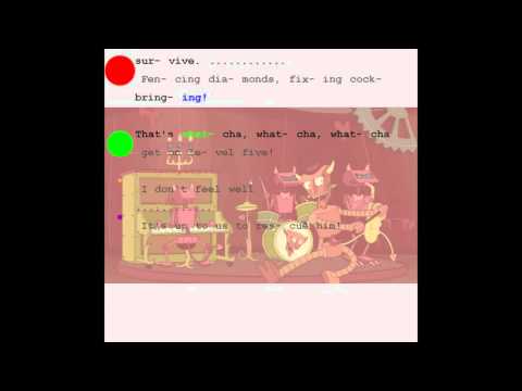 Robot Hell (Futurama) Karaoke Video (with lyrics and instrumentals)