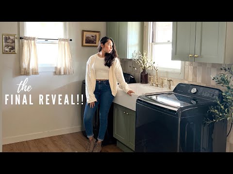 I FINALLY FINISHED THIS REMODEL | Laundry Room Makeover Final Episode | THE REVEAL