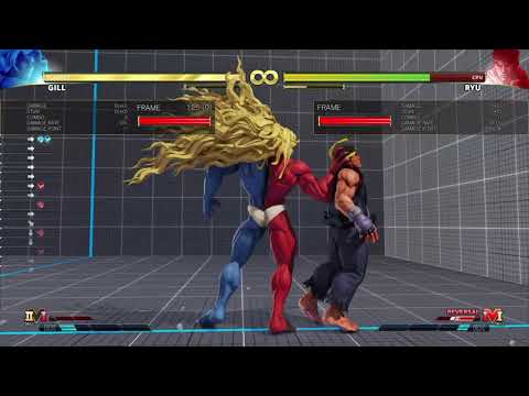 SFV Gill #4 jump attack combo 281dmg/403stn