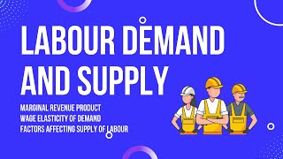 Labour demand and supply