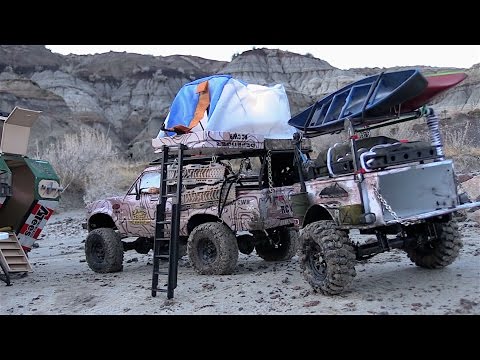RC CWR Into the Trenches of the Alberta BadLands with the RC4WD crew