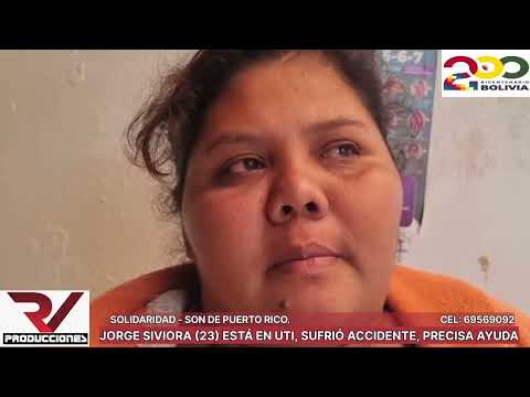 REALIDAD VIRTUAL PANDO: SOLIDARIDAD POR JORGE, ES DE PUERTO RICO...ESTÁ EN UTI...PRECISA AYUDA 