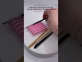 Brush holder stand for work (5 sections), pink