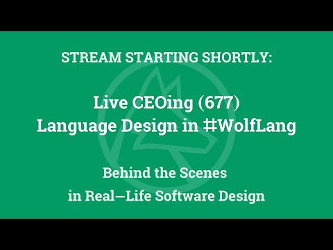 Live CEOing Ep 677: Language Design in Wolfram Language [Around, Min, & WFR Review]