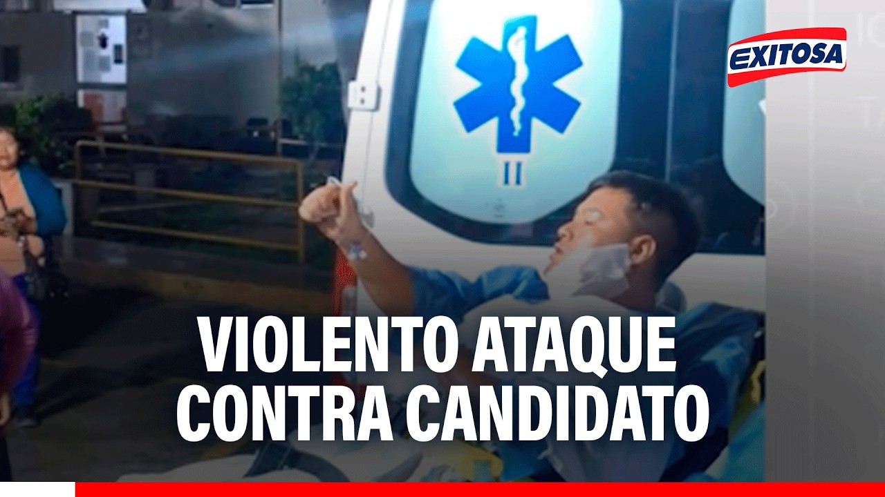 🔴🔵 Candidato a regidor del distrito de Chancay fue víctima de un violento atentado a balazos