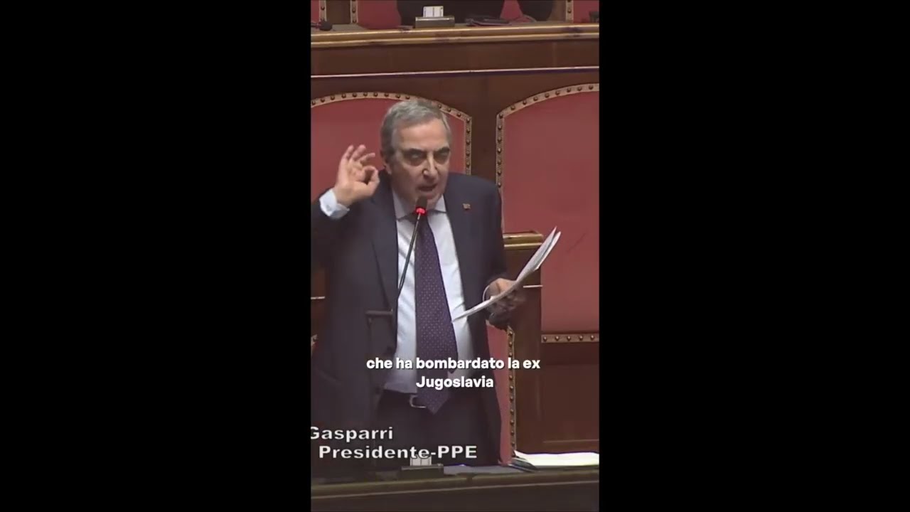 GASPARRI: "D'ALEMA BOMBARDÒ SENZA IL VOTO DEL PARLAMENTO, SINISTRA DIVISA E INAFFIDABILE"