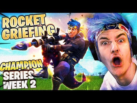 ROCKET GRIEFING!FORTNITE CHAMPION SERIES!FAZE FUNK, NATE HILL & REVERSE2Kとの共演。 (ROCKET GRIEFING! FORTNITE CHAMPION SERIES! W/ FAZE FUNK, NATE HILL & REVERSE2K)