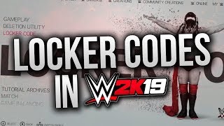 WWE 2K19: Locker Codes