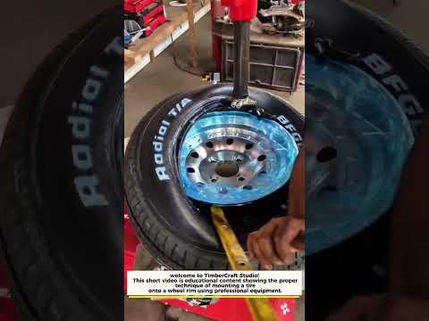 Professional Tire Mounting – Safe & Precise Wheel Assembly