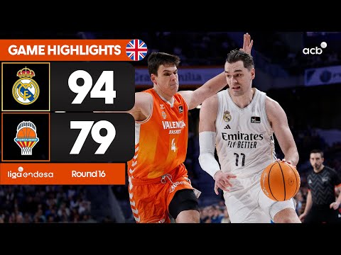 Real Madrid - Valencia Basket (94-79) GAME HIGHLIGHTS | Liga Endesa 2025-26