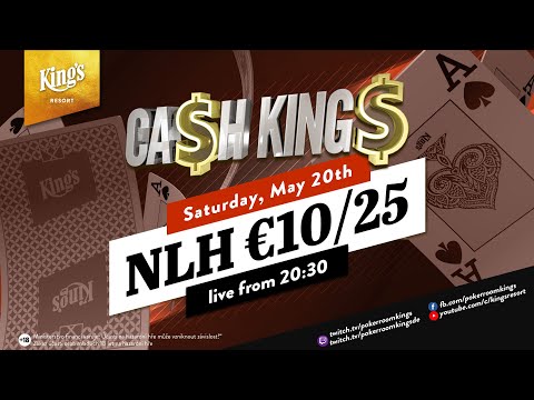 🇩🇪💸 Ca$h King$ Special NLH €10/€25 Cash Game - 🎙️Stefan Hachmeister
