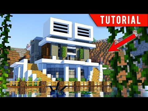A1MOSTADDICTED MINECRAFT - Minecraft - How to build a modern house (Futuristic Mansion)