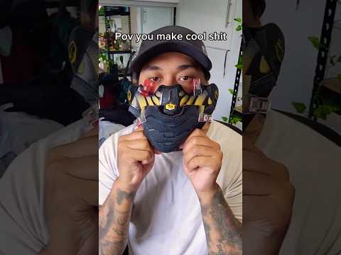 new Nike TN shoes into this Scorpion inspired hat & mask 🦂🚨 #tn #nike