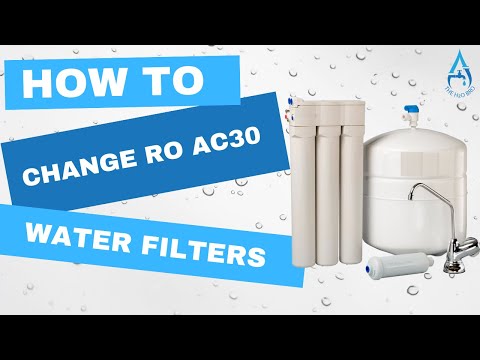 How to change Culligan RO ac30 filters