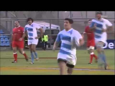 Tomás Cubelli match securing try vs Georgia 2013