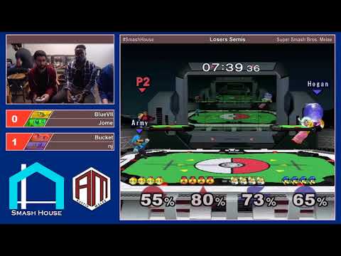 Smash House 2 Doubles LSF - NJ & Bucket (Red) vs BlueVII & Jome (Blue)