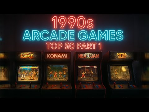Top 50 Arcade Games of the 90's: Part 1 #arcadegames