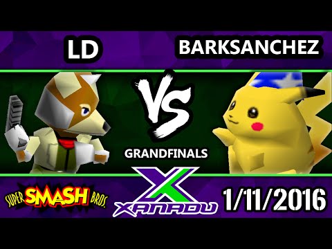 S@X 132 - LD (Captain Falcon, Fox) Vs. BarkSanchez (Pikachu) SSB64 Grand Finals
