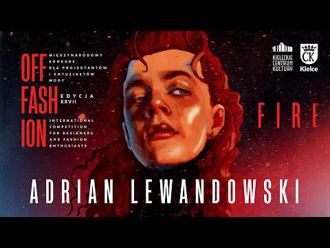 El desfile de Adrian Lewandowski en OFF Fashion 2026 iluminado con dispositivos FLASH-BUTRYM