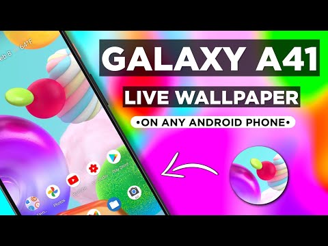 Install Samsung Galaxy A41 Live Wallpaper On Any Android Phone! | Without Root