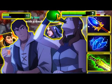 Making this Anime Duo Lane in Game - Mirana FLAWLESS Score