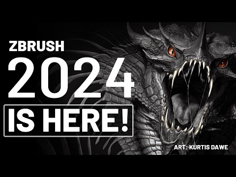 Zbrush 2024 Now Here - All New Features In 2 Mins!
