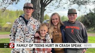 Family of 2 Minnesota teens injured in state trooper-involved crash speaks out