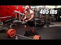 405 IBS FOR REPS | Back Workout w/ Jordan Wilson