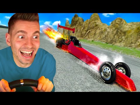 DESCI A LADEIRA com um carro FOGUETE! - BeamNG Drive