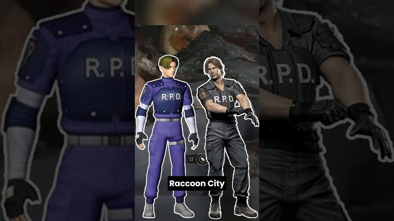 Why are Leon and Kevin’s RPD uniforms different? #residentevil #re #gaming #re9 #capcom
