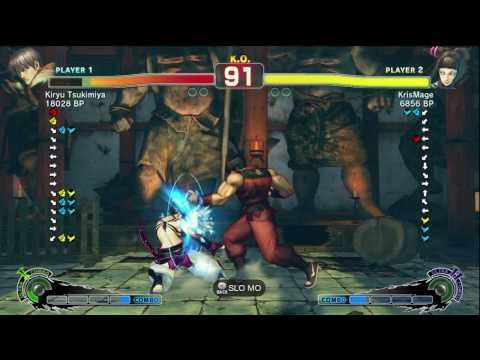 Kiryu Tsukimiya [Guy] vs KrisMage [Juri] SSF4 Japanese Online Ranked Matches - TRUE-HD