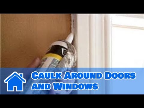 Home Help How To Caulk Around Doors And Windows Bathroom