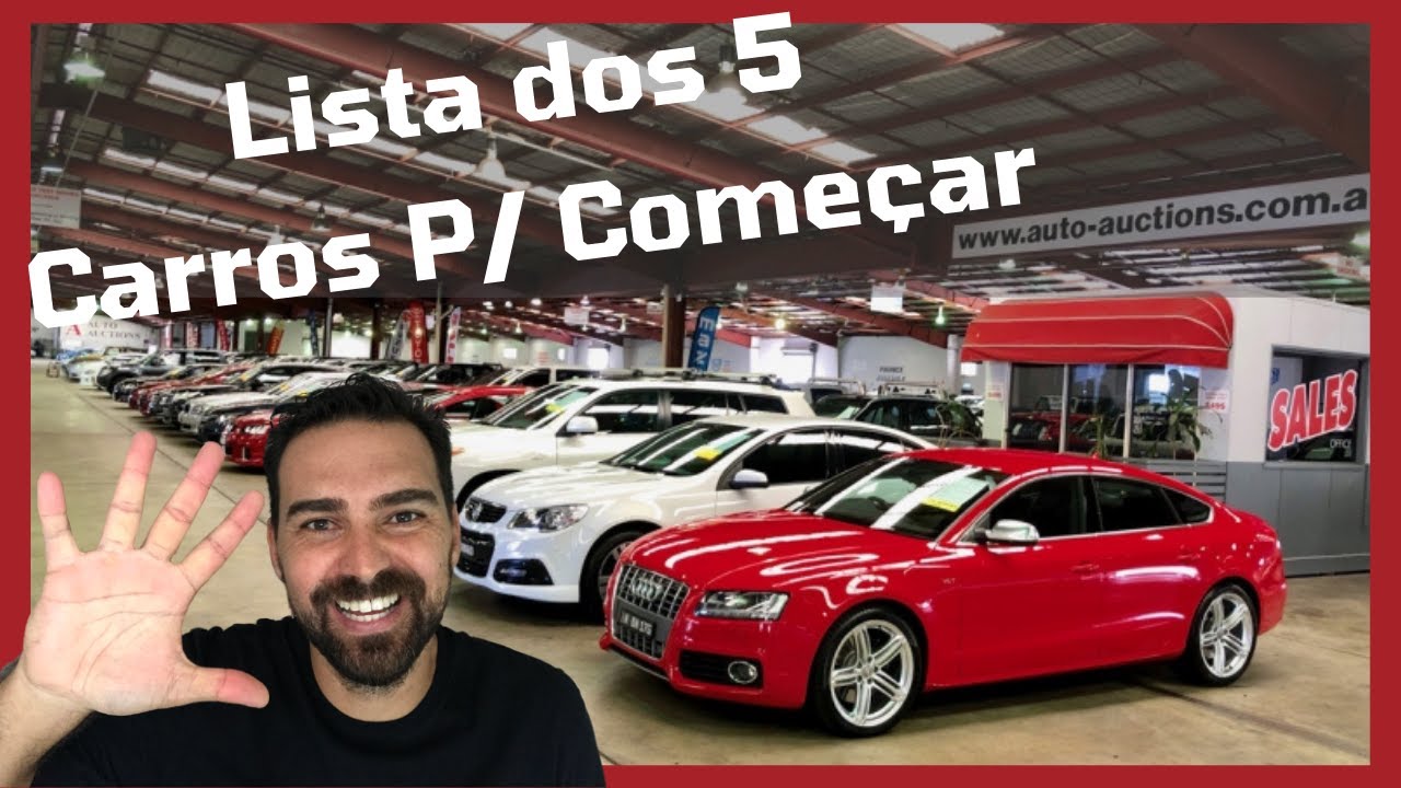 Compra e venda de carros (Lista de 5 Carros pra começar)