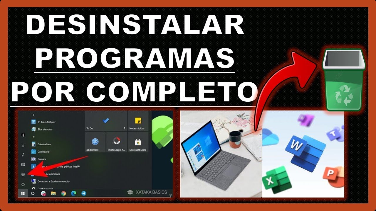 Como desinstalar por completo aplicaciones de mi pc Windows 10 paso a paso 2023