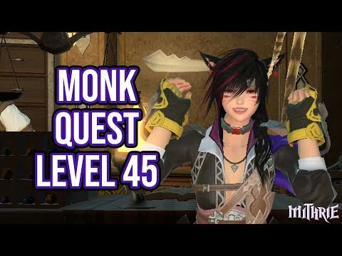 FFXIV 2.1 0198 Monk Quest Level 45 + Artifact Gear
