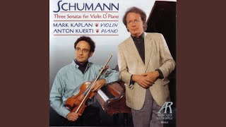 Sonata No.1 In A Minor, Op.105: Lebhaft