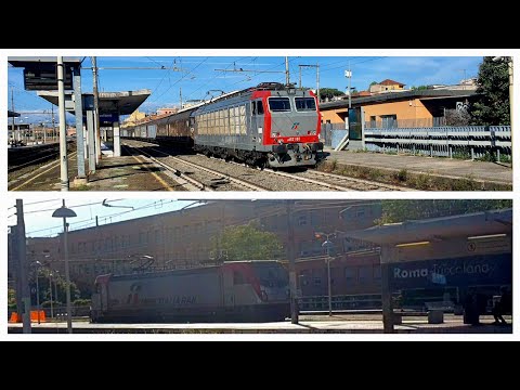 LIS con E494 e treno merci con E652 101 carri H e Rilns