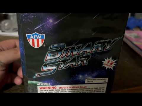 Binary Star 12 shot 200 gram firework by AFW