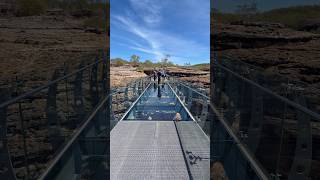 Cobbold Gorge Glass Bridge 👣 #outbackqueensland #outbackaustralia #outbackadventure