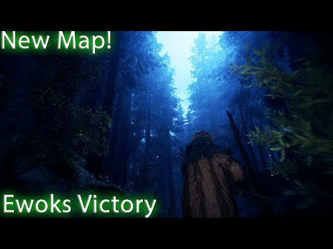 New Ewok Hunt Map Gameplay - No HUD - Another Night on Endor Update - Star Wars Battlefront 2