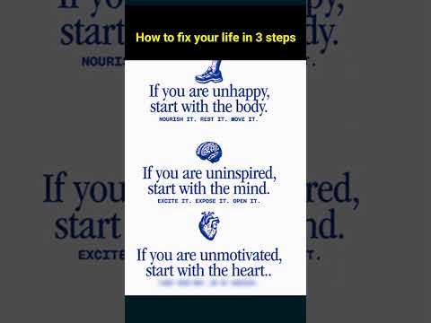 Change Your Life in 3 Steps (FASTER Than You Think!)
