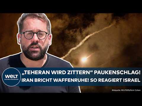 NAHOST: Paukenschlag! Nach nur einer Stunde - Iran bricht Waffenruhe! So reagiert Israel jetzt