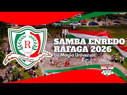SAMBA ENREDO COMPARSA RÁFAGA 2026 "LA MAGIA UNIVERSAL" CLIP OFICIAL