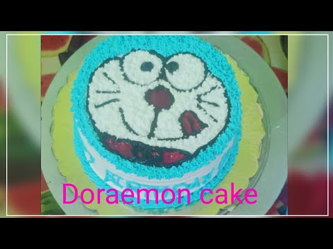 Doraemon cake//Doraemon face cake//cake design//Tulika Das//rangia
