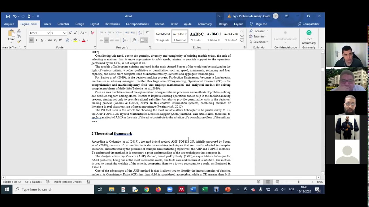 Traduzindo seu artigo científico para o Inglês