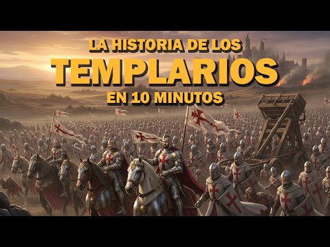 ✅ La historia de los CABALLEROS TEMPLARIOS en 10 minutos