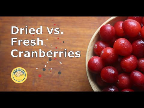 Dried vs. Fresh Cranberries: A Nutritional Showdown